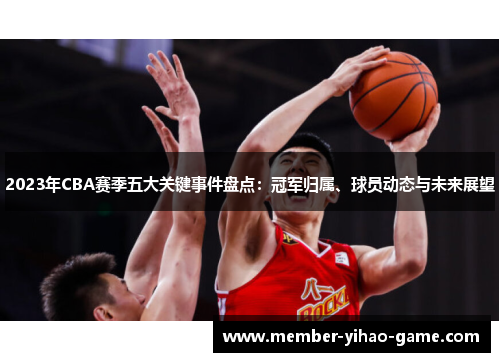 2023年CBA赛季五大关键事件盘点：冠军归属、球员动态与未来展望